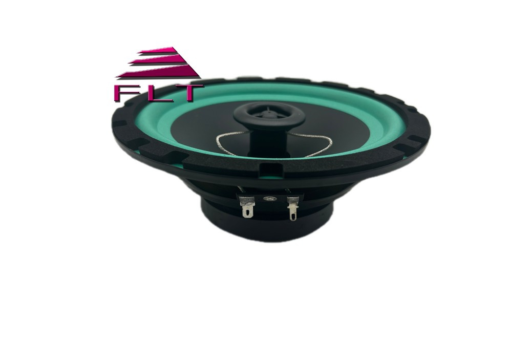 6.5 Inch Coaxial Speakers with Green Basket - Image 2