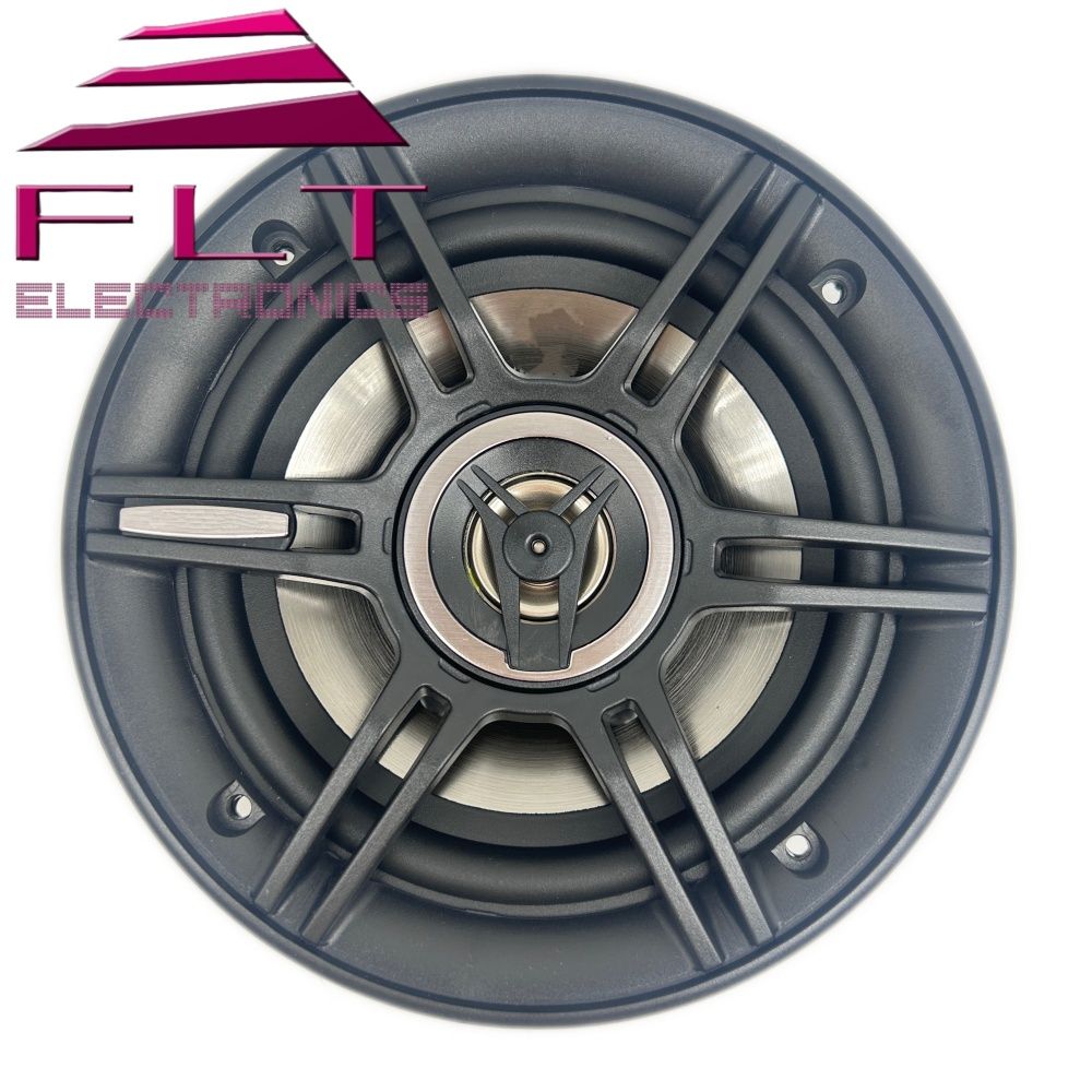 6.5" 2-Way Coaxial Speaker with PP Cone and Plastic Grill