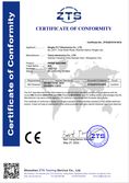 CE certificate - press machine